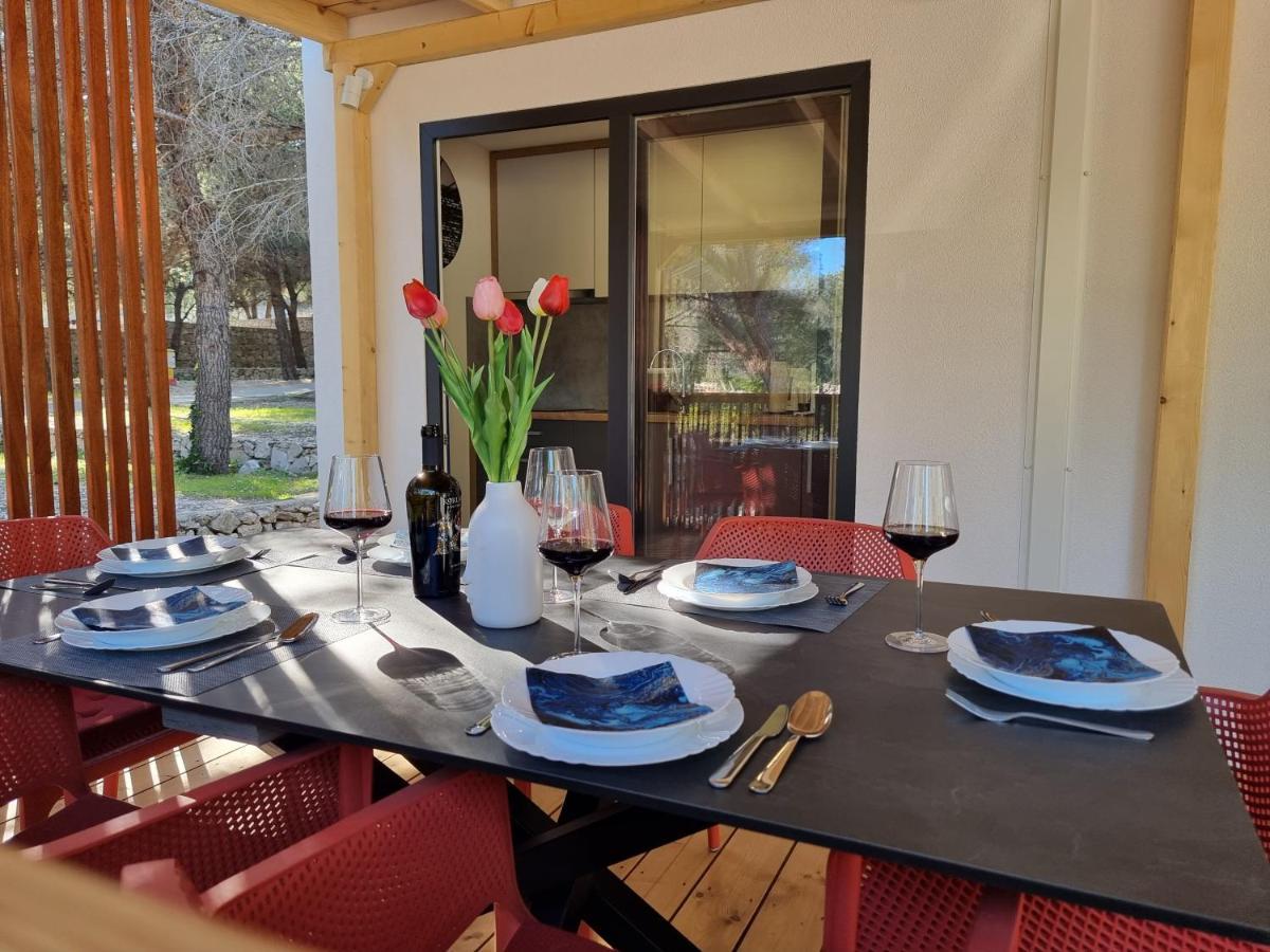 Premium Mobile Home Sun & Joy - Oaza Mira Camping Drage Eksteriør bilde
