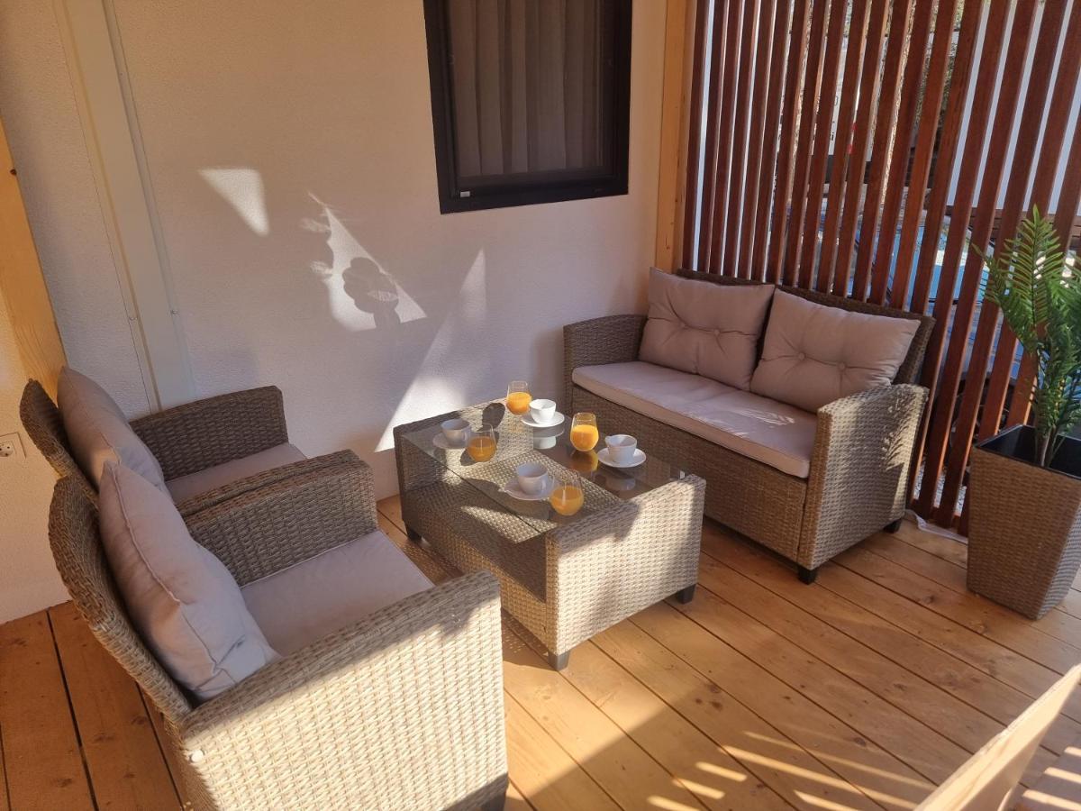 Premium Mobile Home Sun & Joy - Oaza Mira Camping Drage Eksteriør bilde