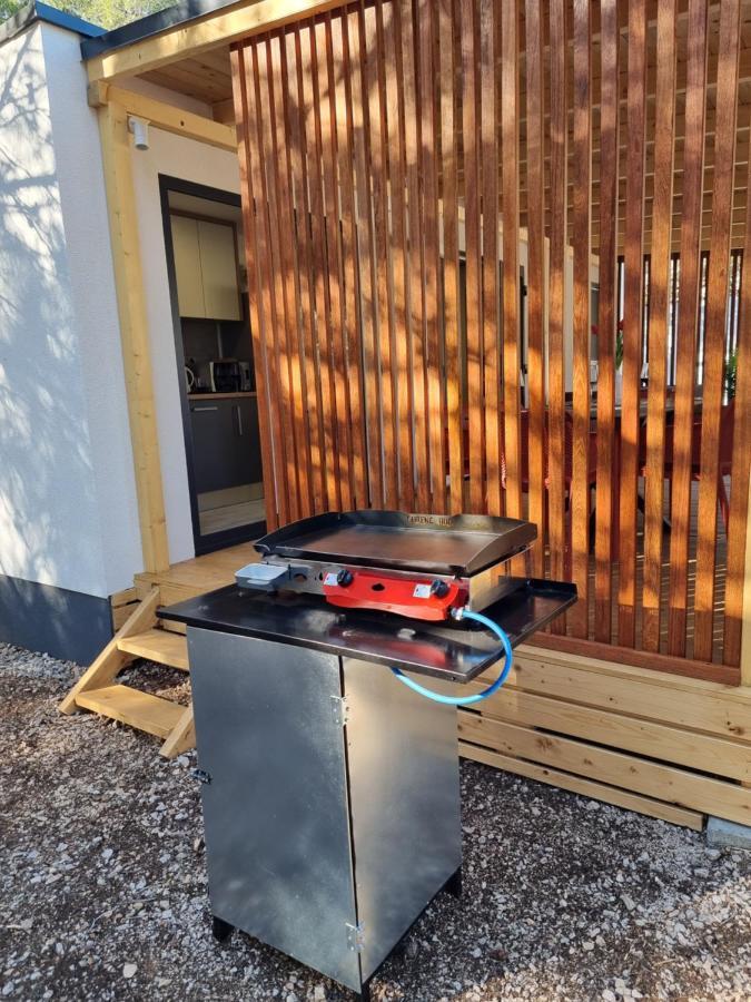 Premium Mobile Home Sun & Joy - Oaza Mira Camping Drage Eksteriør bilde