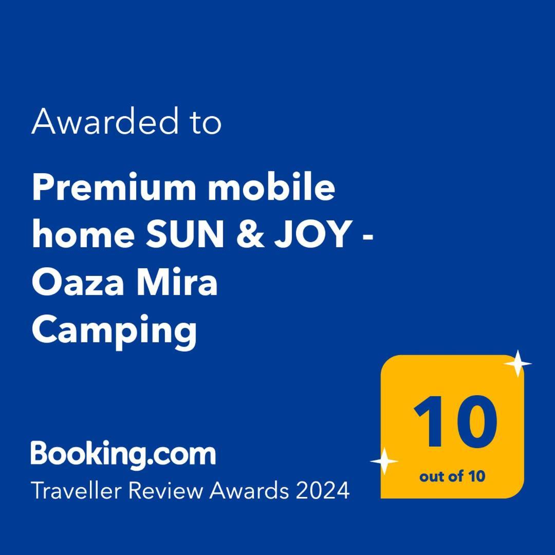 Premium Mobile Home Sun & Joy - Oaza Mira Camping Drage Eksteriør bilde